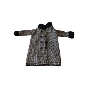 Palitoy Exclusive Tressy Doll VTG 1960s Houndstooth Overcoat Dressy Outerwear